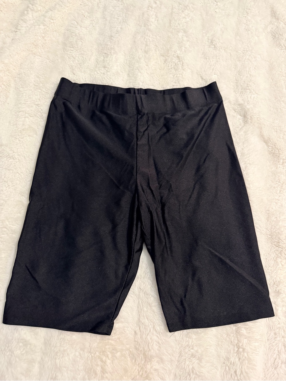Active USA Black Women's Bike Shorts — High Waist Performance